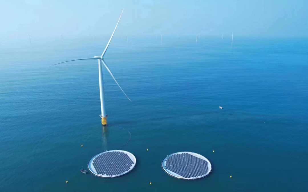SPIC has commissioned world’s first offshore wind and floating solar powerplant in, Shandong, China, utilizing the patented Ocean Sun technology